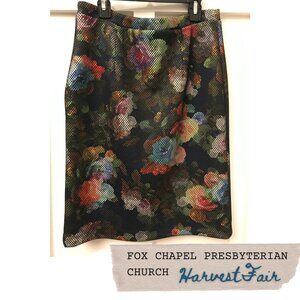 Joseph Ribkoff Floral Skirt, Size 6
